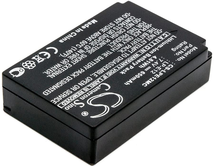 Amazon.com : VI VINTRONS Battery Replacement Compatible for Canon